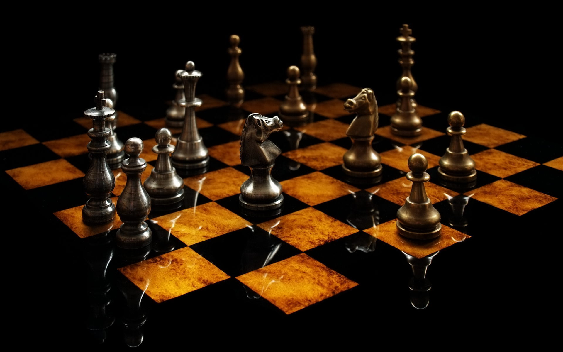 Chessboard With Chess Pieces Side View 3d Rendering Illustration Stock  Photo - Download Image Now - iStock