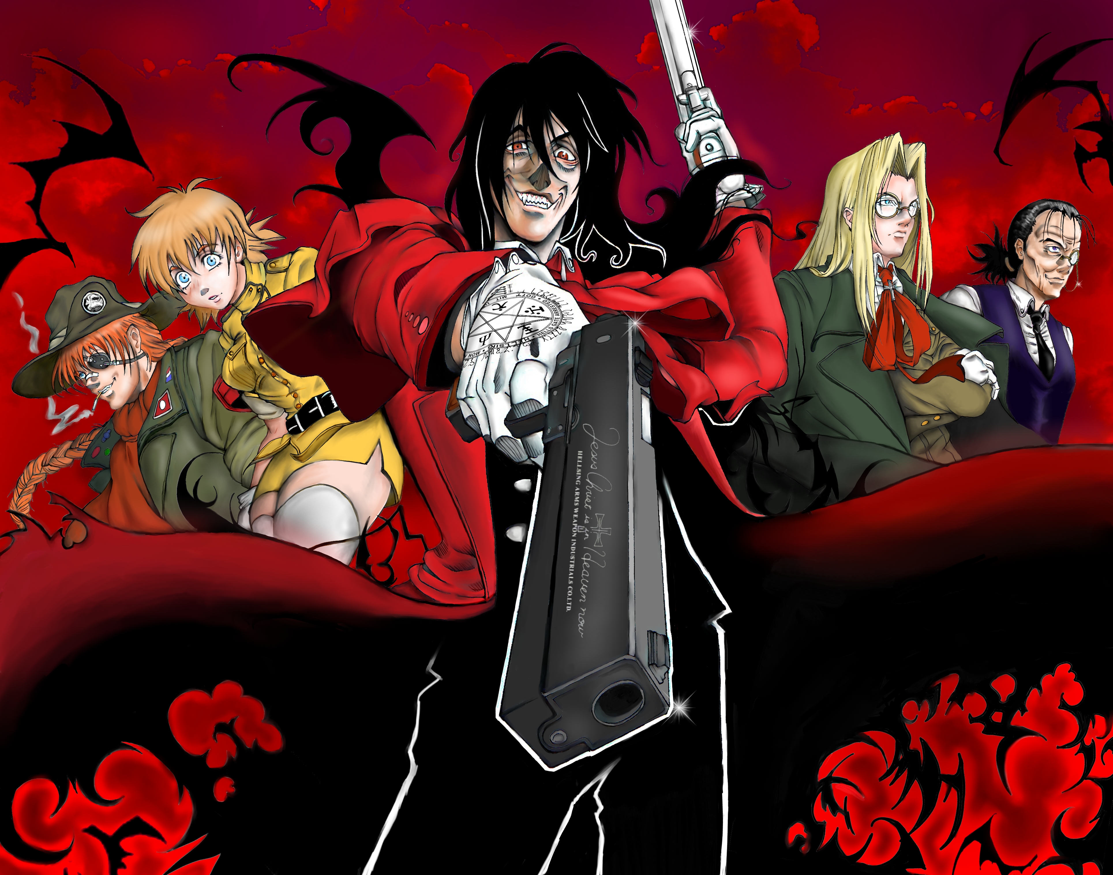 Hellsing Computer Wallpapers Desktop Backgrounds 4000x3200 Id537670 