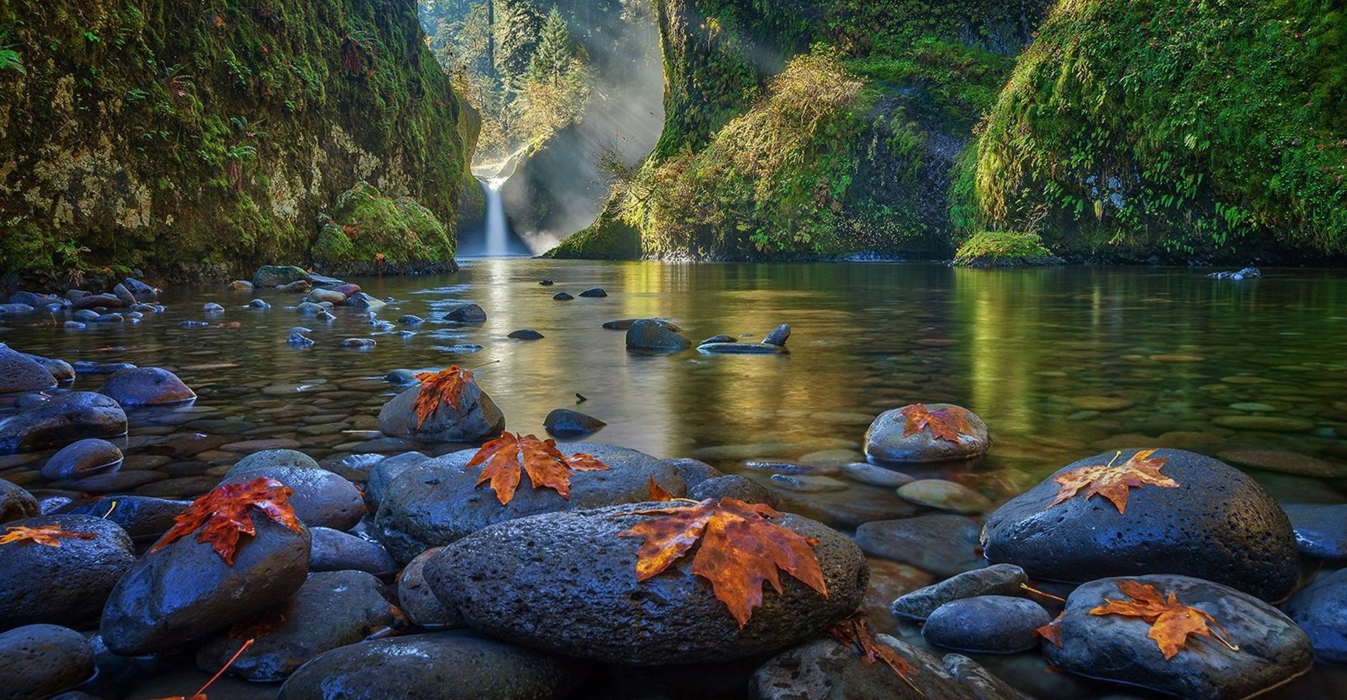 Cachoeira Papel De Parede HD Plano De Fundo 2400x1248 ID 598887