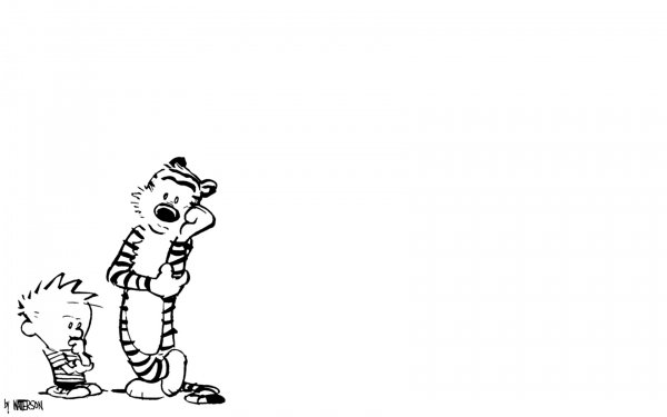 Cartoon - calvin and hobbes Wallpapers and Backgrounds