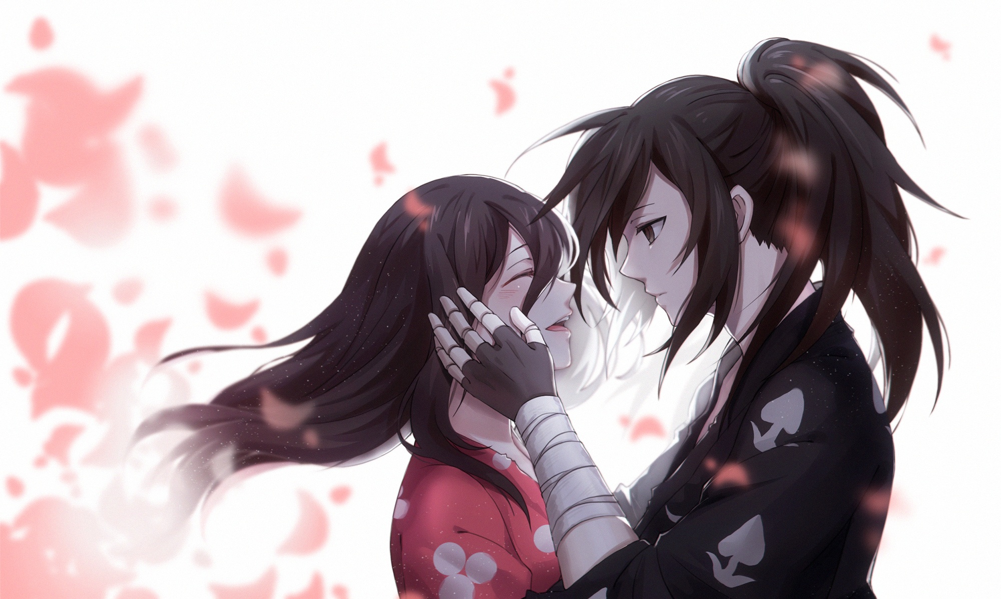 Mio and Hyakkimaru Dororo HD Wallpaper