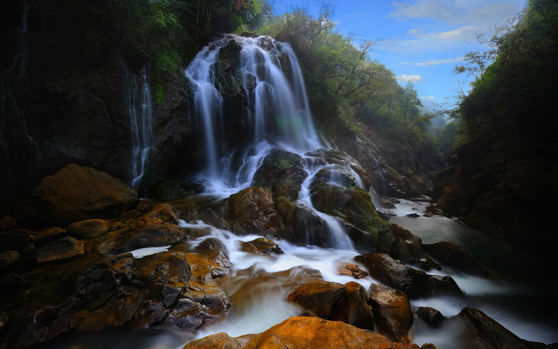 Nature Waterfall HD Wallpaper