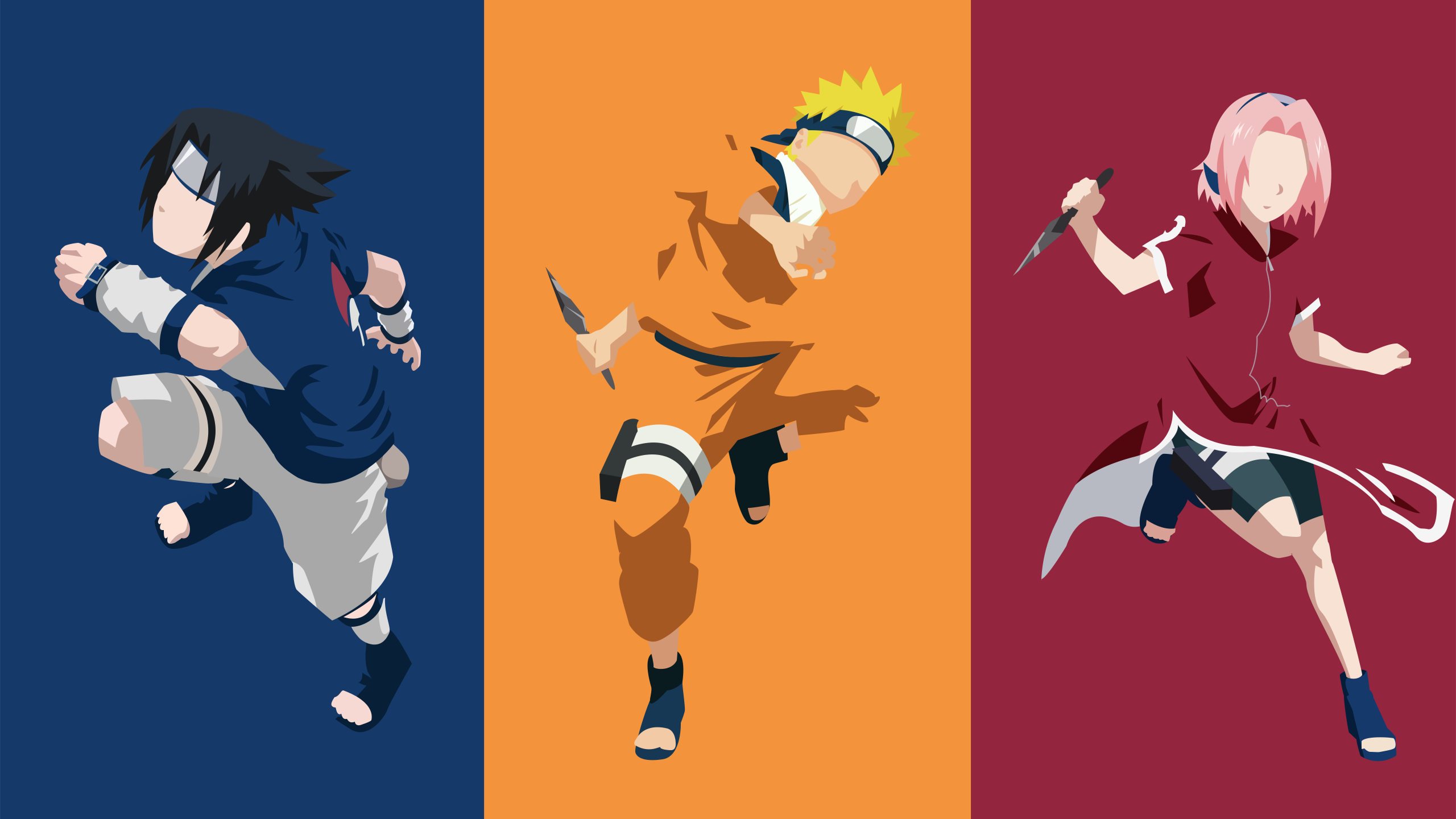 Papel De Parede Anime Naruto vs Sasuke