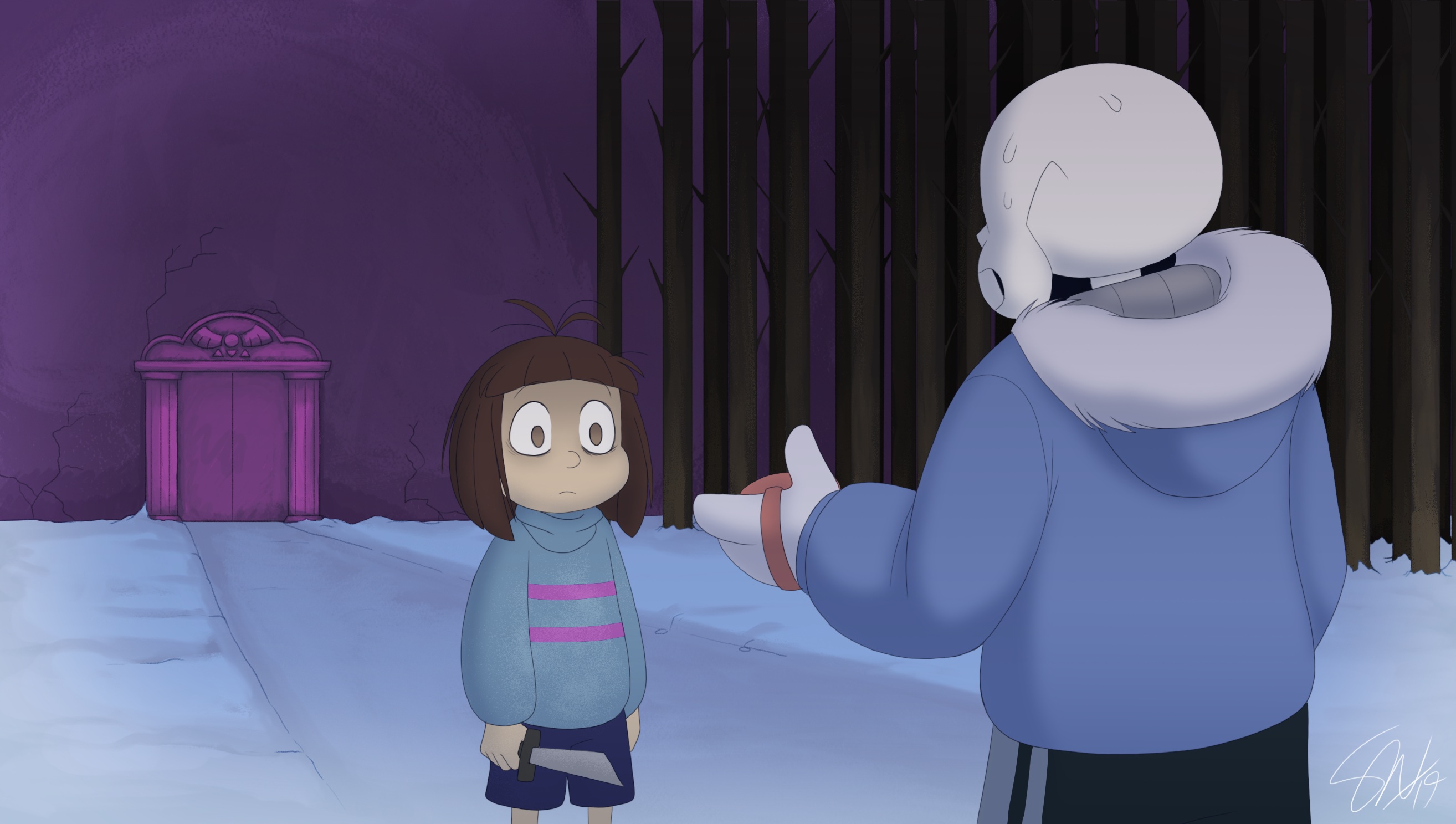 Download Chara (Undertale) Sans (Undertale) Video Game Undertale HD  Wallpaper by TC-96