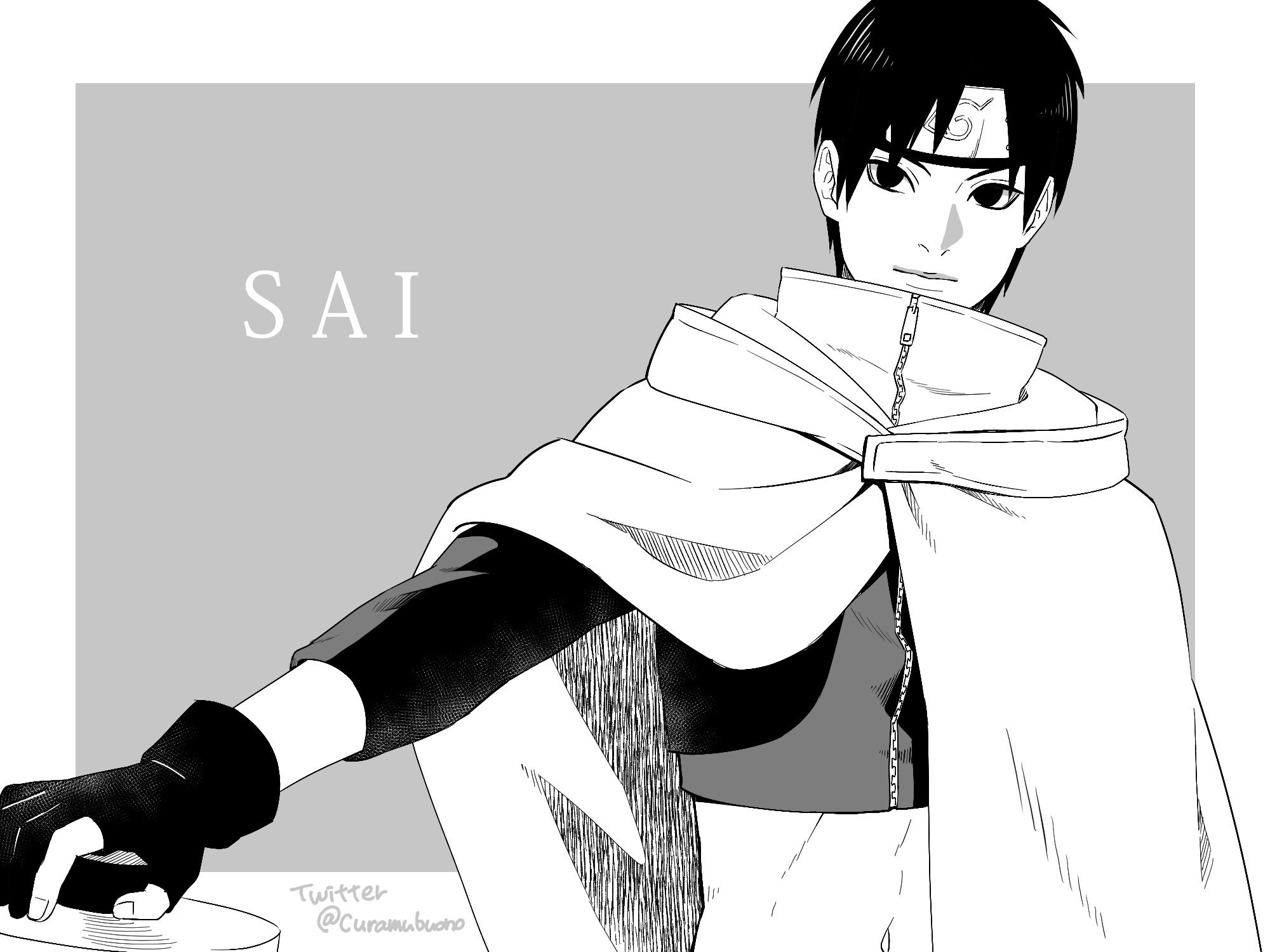 sai drawing - Itachi from Naruto