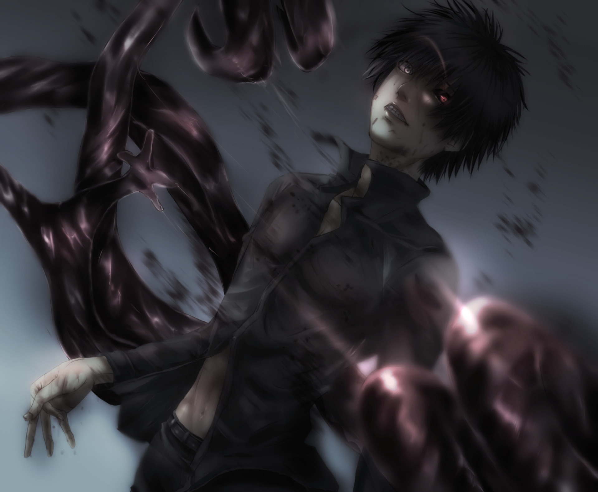 Action Figure Haise Sasaki Da Tokyo Ghoul In PVC, 22 Cm, Modellino Da Collezione Dettagliato E Dipinto A Mano