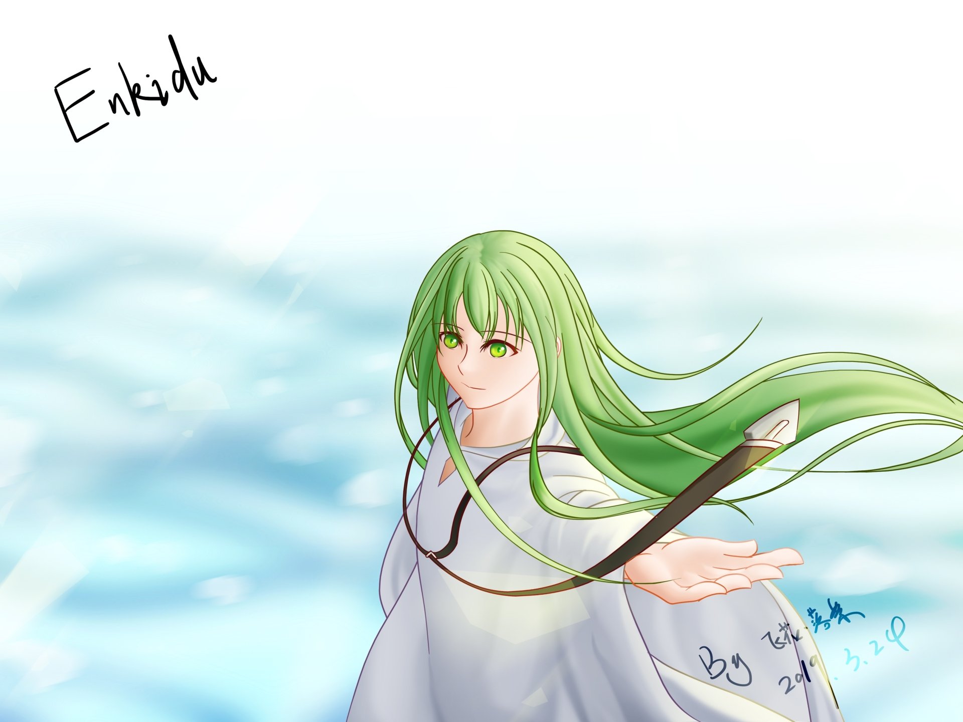 Download Enkidu (Fate/Grand Order) Anime Fate/Grand Order HD Wallpaper by primrose_irise