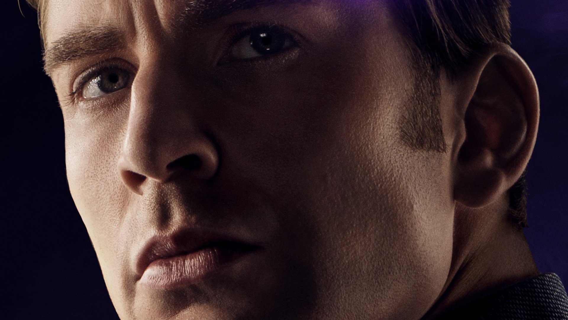 HD desktop wallpaper featuring Steve Rogers as Captain America, portrayed by Chris Evans, from the movie Avengers: Endgame.