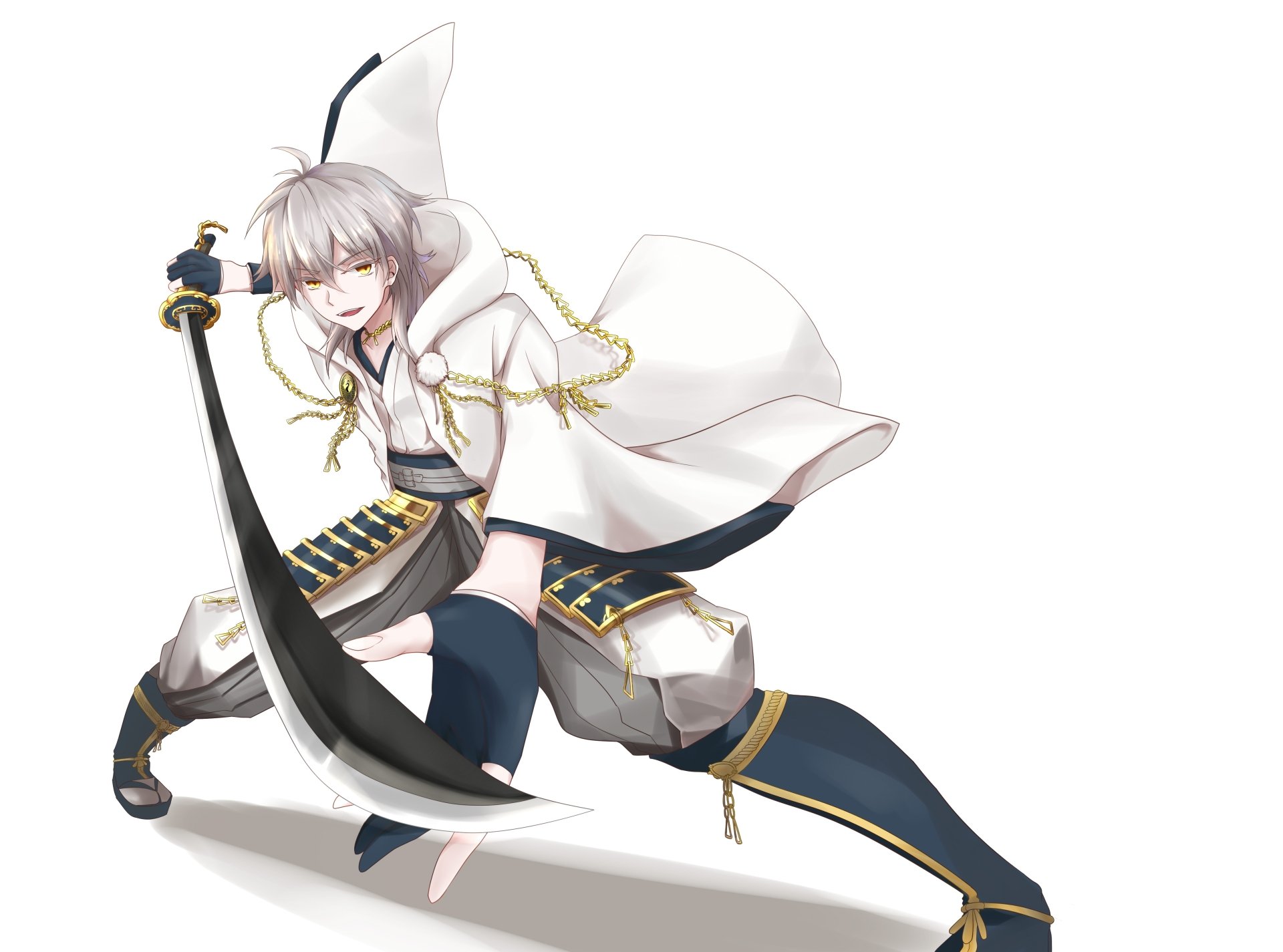 Download Tsurumaru Kuninaga Anime Touken Ranbu 4k Ultra HD Wallpaper by Yumuto