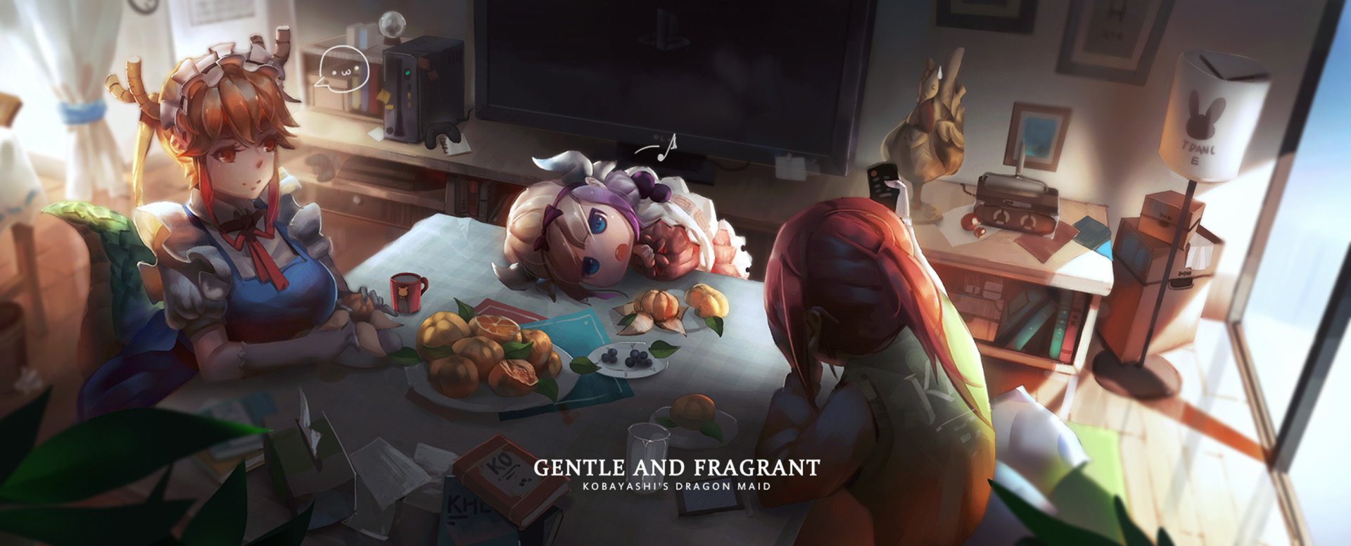 Download Kobayashi (Miss Kobayashi's Dragon Maid) House Anime Miss Kobayashi's Dragon Maid HD Wallpaper by T5