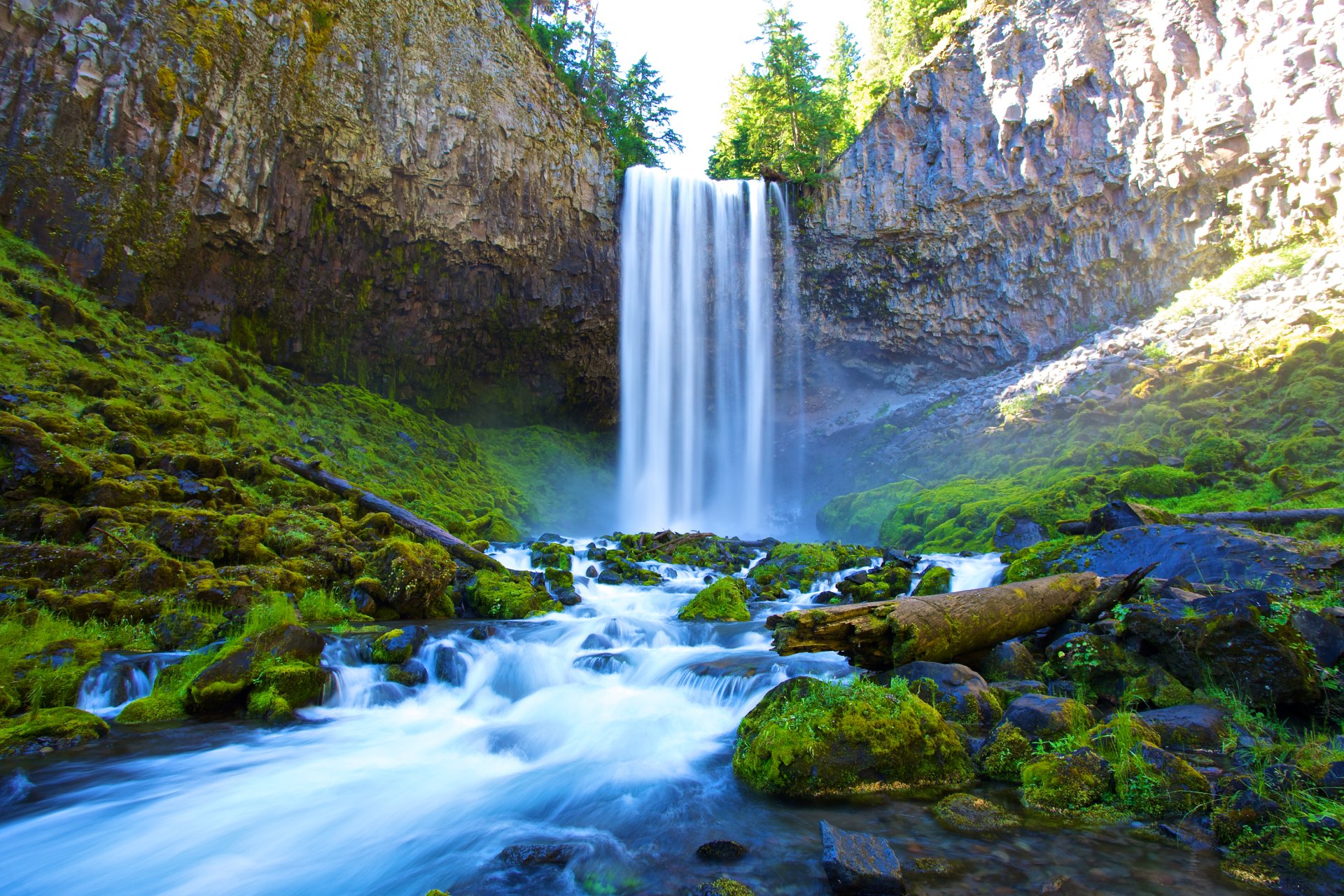Waterfall in Oregon HD Wallpaper | Background Image | 3000x2000