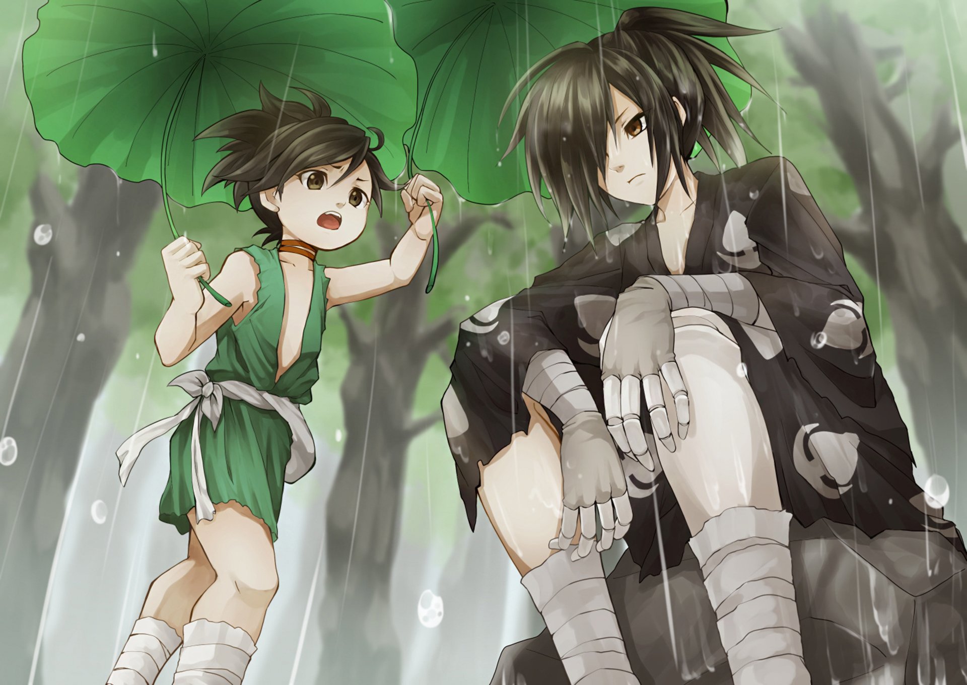 Image of hyakkimaru from dororo