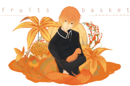 Kyo Sohma Anime Fruits Basket HD Desktop Wallpaper | Background Image