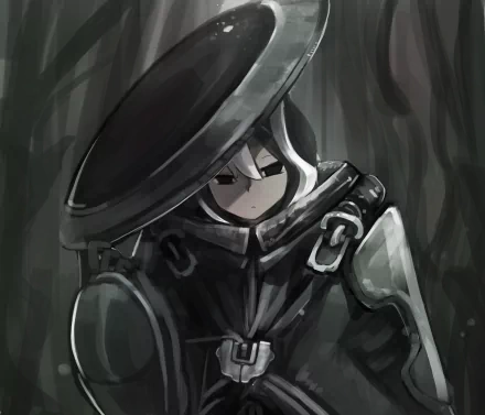 HD PC desktop wallpaper featuring Ozen from the anime Made in Abyss, depicted in a dark, atmospheric setting.