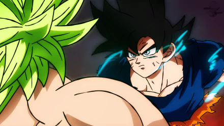  Goku Ultra vs Broly SSJ
