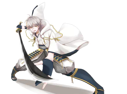 Tsurumaru Kuninaga Anime Touken Ranbu HD Desktop Wallpaper | Background Image