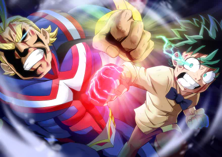  All Might &amp; Deku by SHIN
