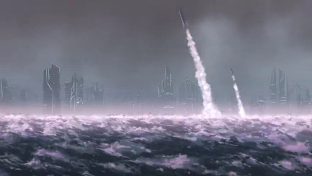 Sci Fi rocket HD Desktop Wallpaper | Background Image