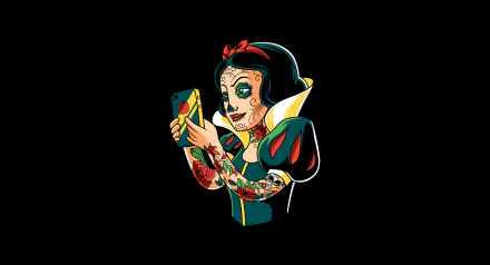 smartphone tattoo movie Snow White HD Desktop Wallpaper | Background Image
