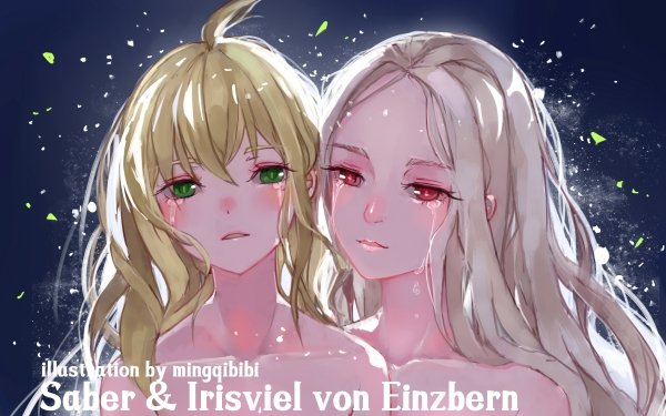 Anime Fate/Zero Fate Series Saber Artoria Pendragon Irisviel Von Einzbern HD Wallpaper | Background Image