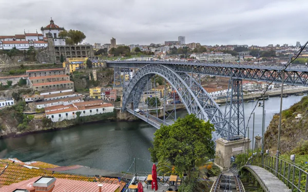 Portugal Porto Luís I Bridge bridge man made Dom Luís Bridge HD Desktop Wallpaper | Background Image