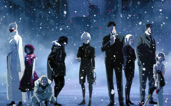 Tatara (Tokyo Ghoul) Ayato Kirishima Yukinori Shinohara Koutarou Amon Naki (Tokyo Ghoul) Juuzou Suzuya Eto Yoshimura Akira Mado Ken Kaneki Anime Tokyo Ghoul HD Desktop Wallpaper | Background Image