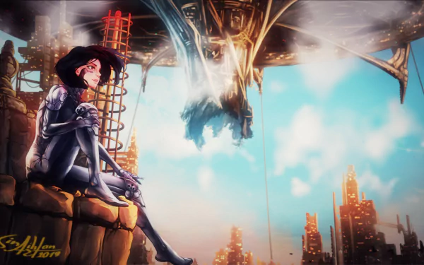 movie Alita: Battle Angel HD Desktop Wallpaper | Background Image