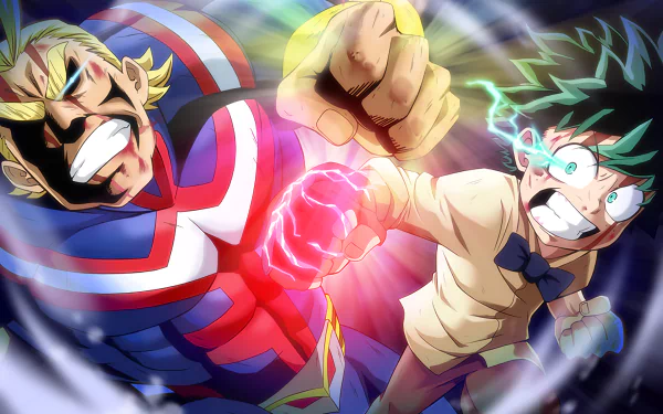  All Might &amp; Deku by SHIN