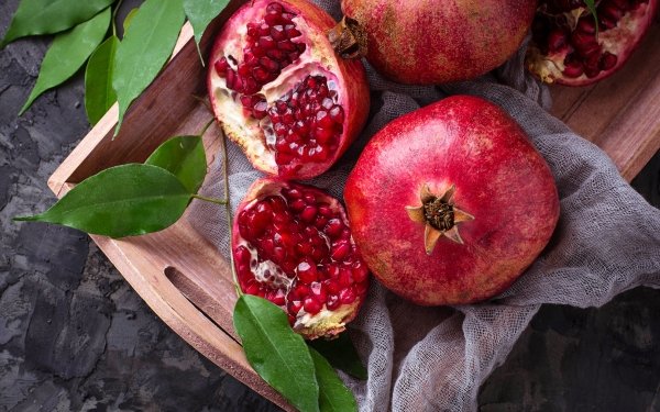 Food Pomegranate Fruits Fruit HD Wallpaper | Background Image