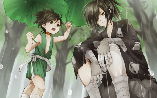 Anime Dororo Hyakkimaru Bandage Black Hair Rain Brown Eyes HD Wallpaper | Background Image