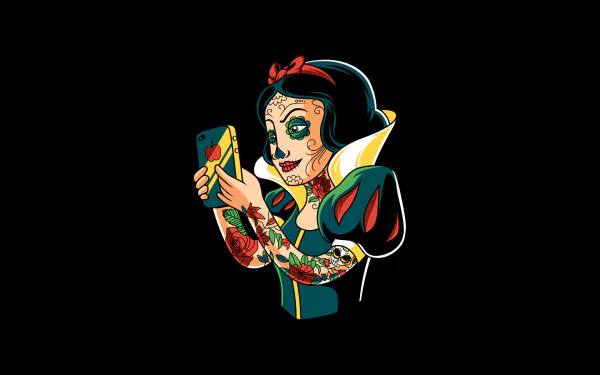 smartphone tattoo movie Snow White HD Desktop Wallpaper | Background Image