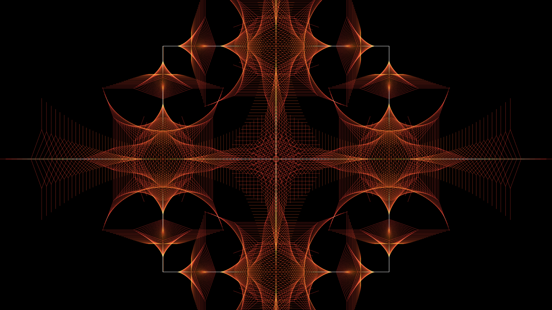 Orange and Yellow Fractal Digital Art by lonewolf6738