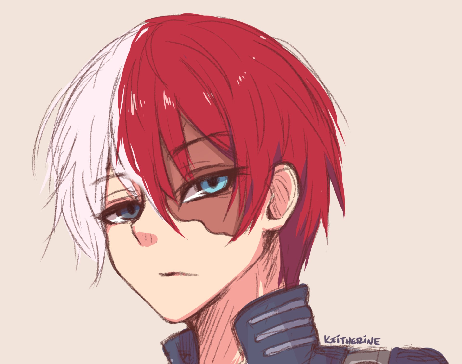 Download Shoto Todoroki Anime My Hero Academia HD Wallpaper by Keitherine