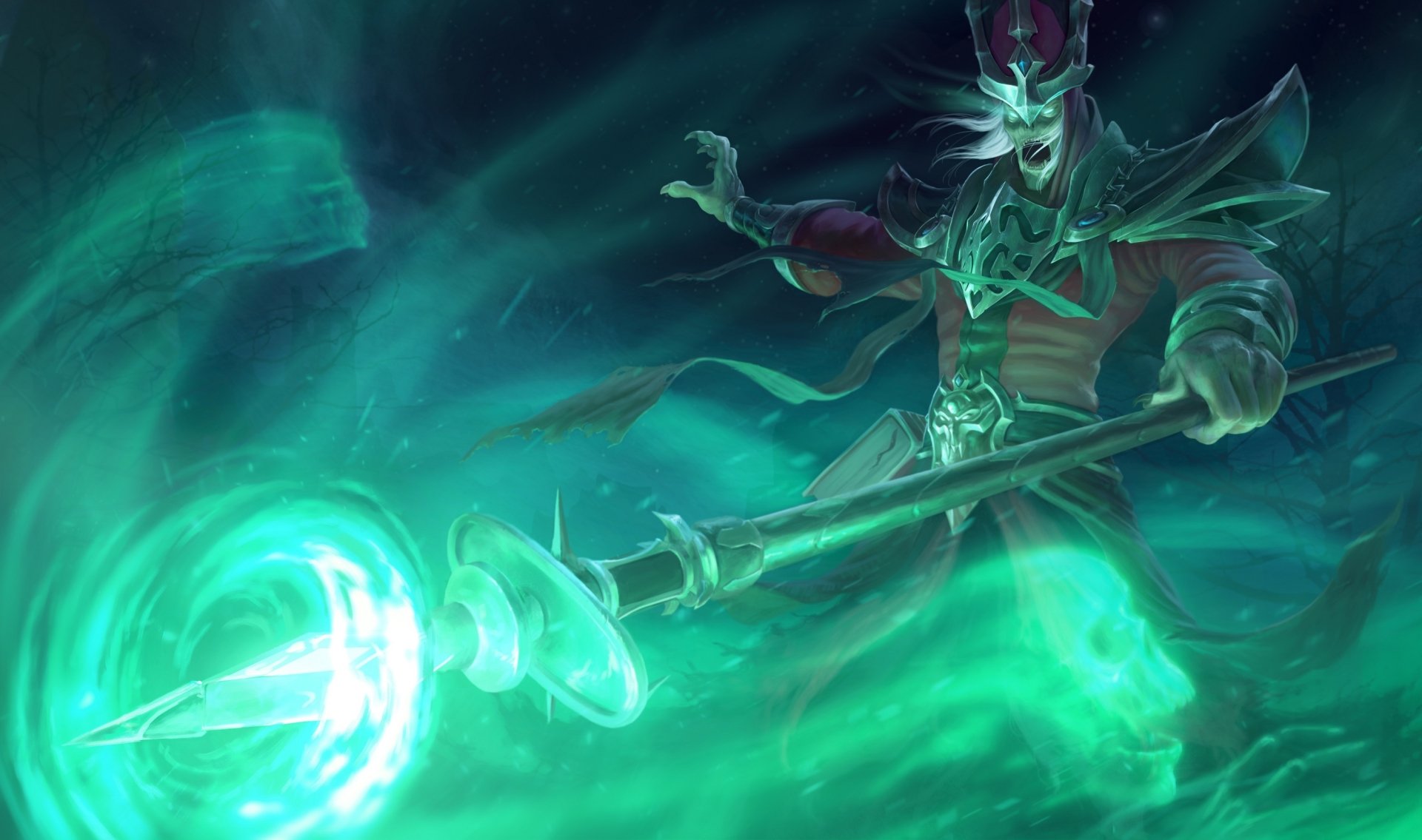 Download Staff Sorcerer Undead Magic Karthus (League Of Legends) Video Game League Of Legends HD Wallpaper by Dan Robinett