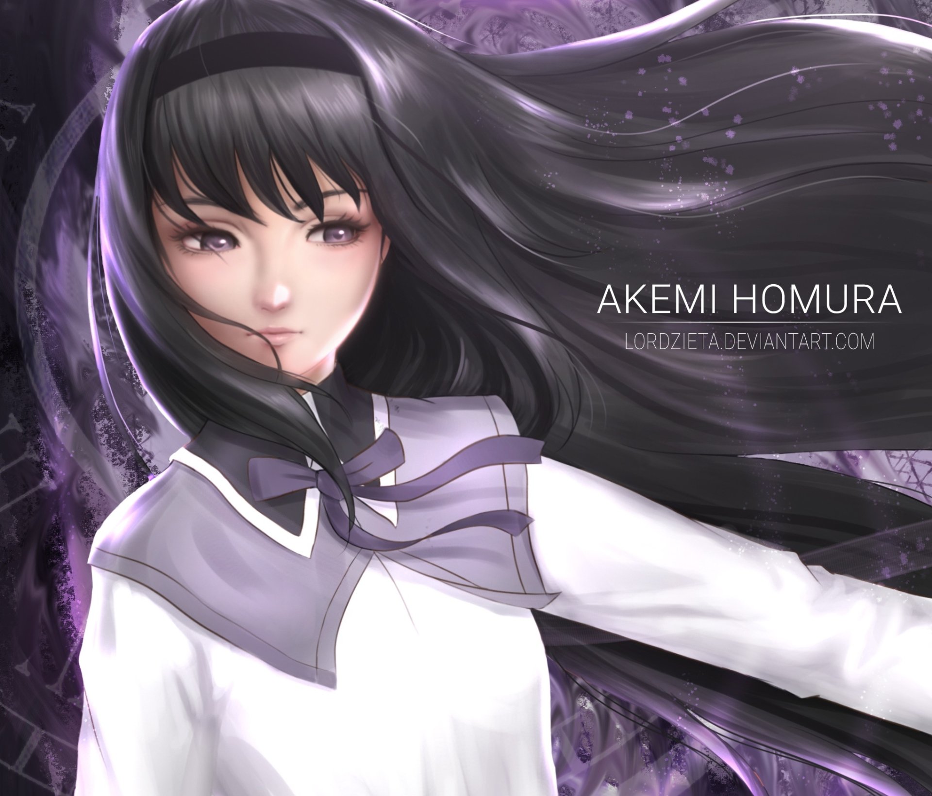 Download Homura Akemi Anime Puella Magi Madoka Magica HD Wallpaper by Zienu