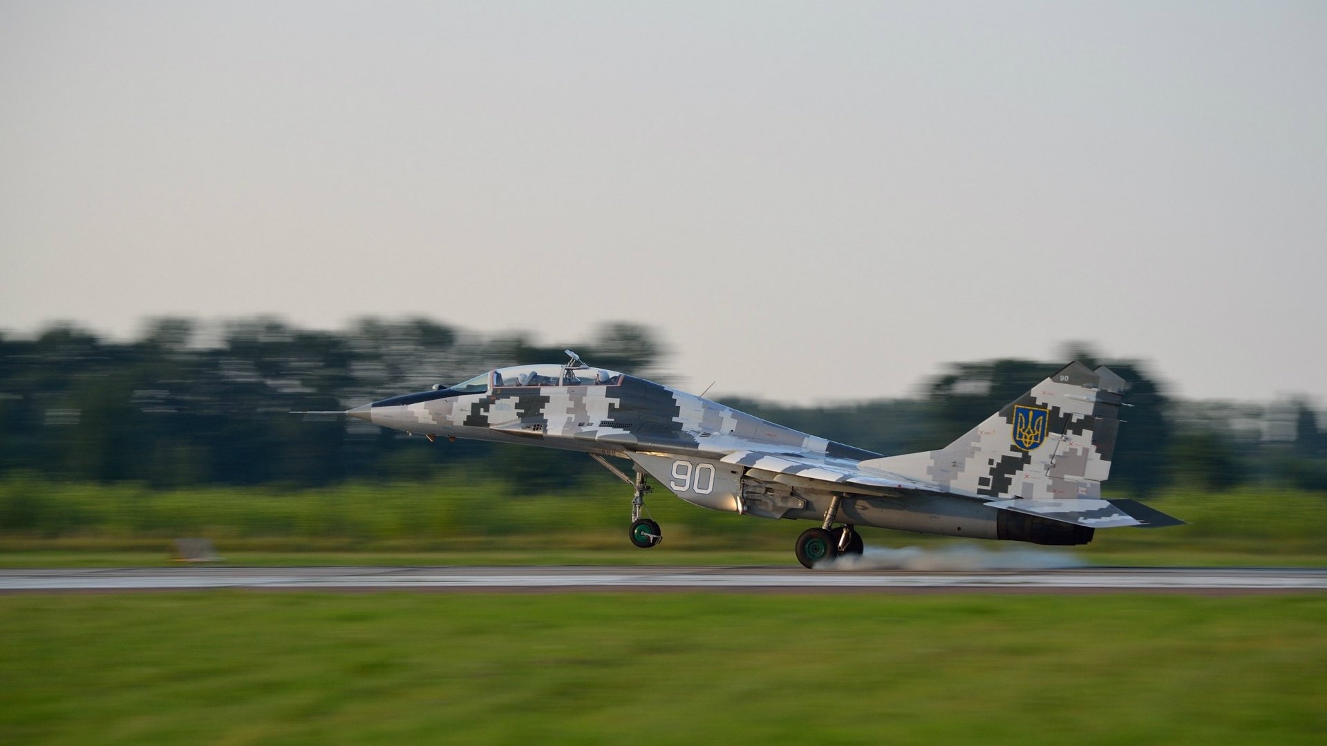 Download Jet Fighter Ukrainian Air Force Military Mikoyan MiG-29 HD Wallpaper