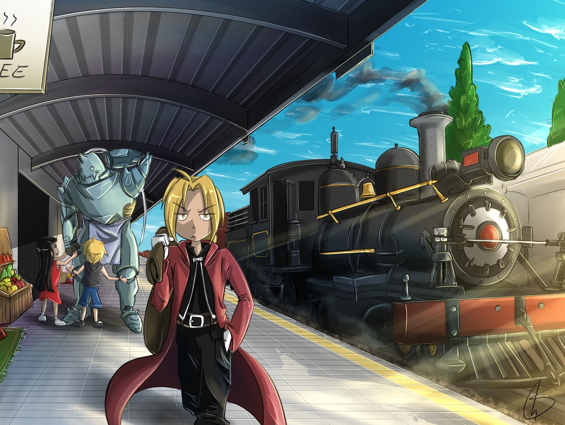 Download Alphonse Elric Edward Elric Anime Fullmetal Alchemist HD Wallpaper by S-concept