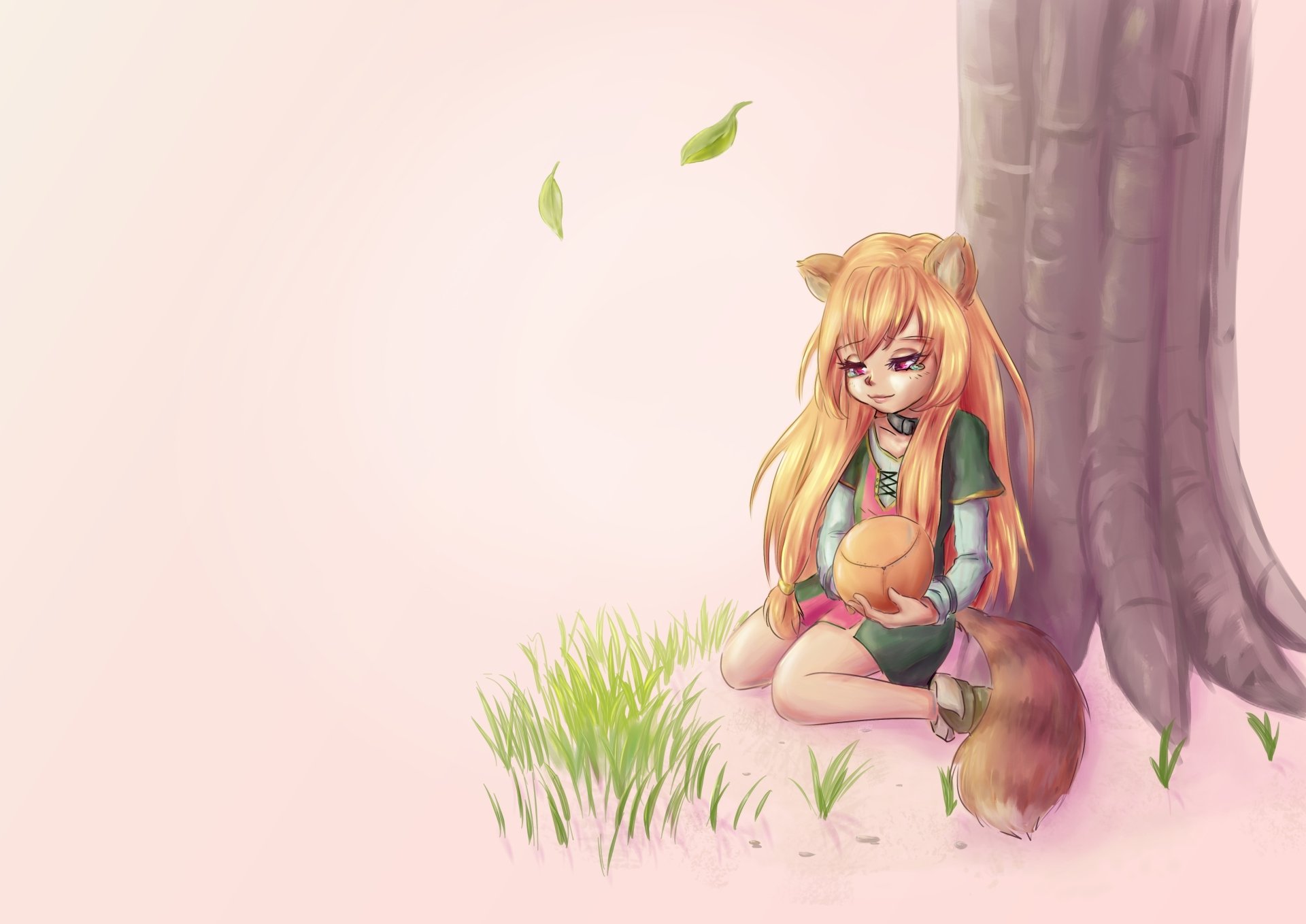 Download Ball Tail Brown Hair Raphtalia (The Rising Of The Shield Hero) Anime The Rising Of The Shield Hero 4k Ultra HD Wallpaper by JackyCoco