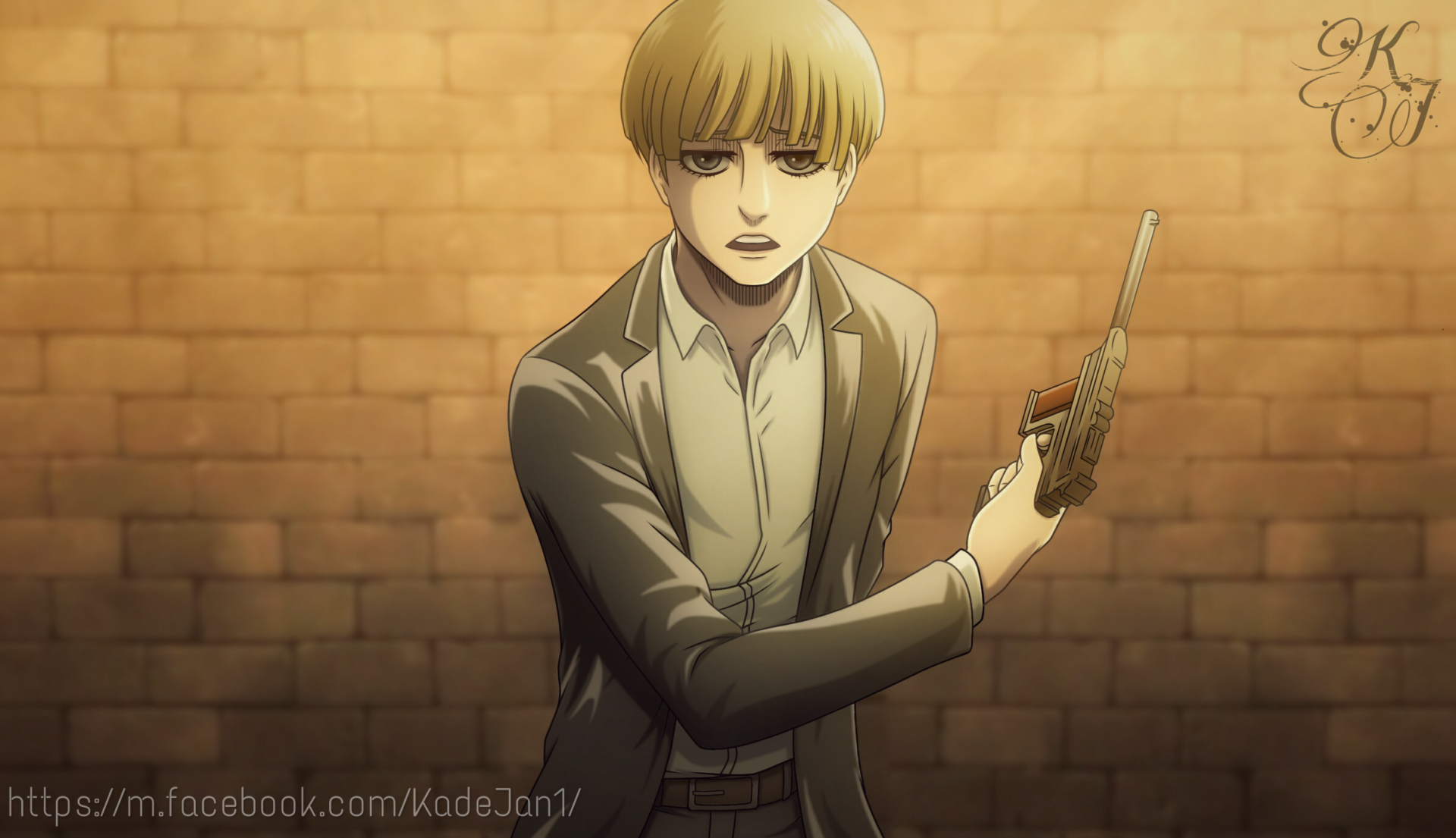 Download Blonde Anime Attack On Titan HD Wallpaper by KadeJan1