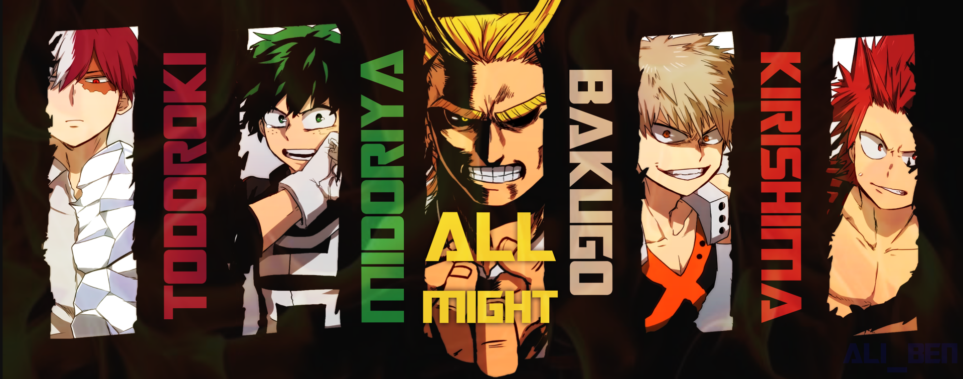 Download Toshinori Yagi Shoto Todoroki Eijiro Kirishima Katsuki Bakugou ...