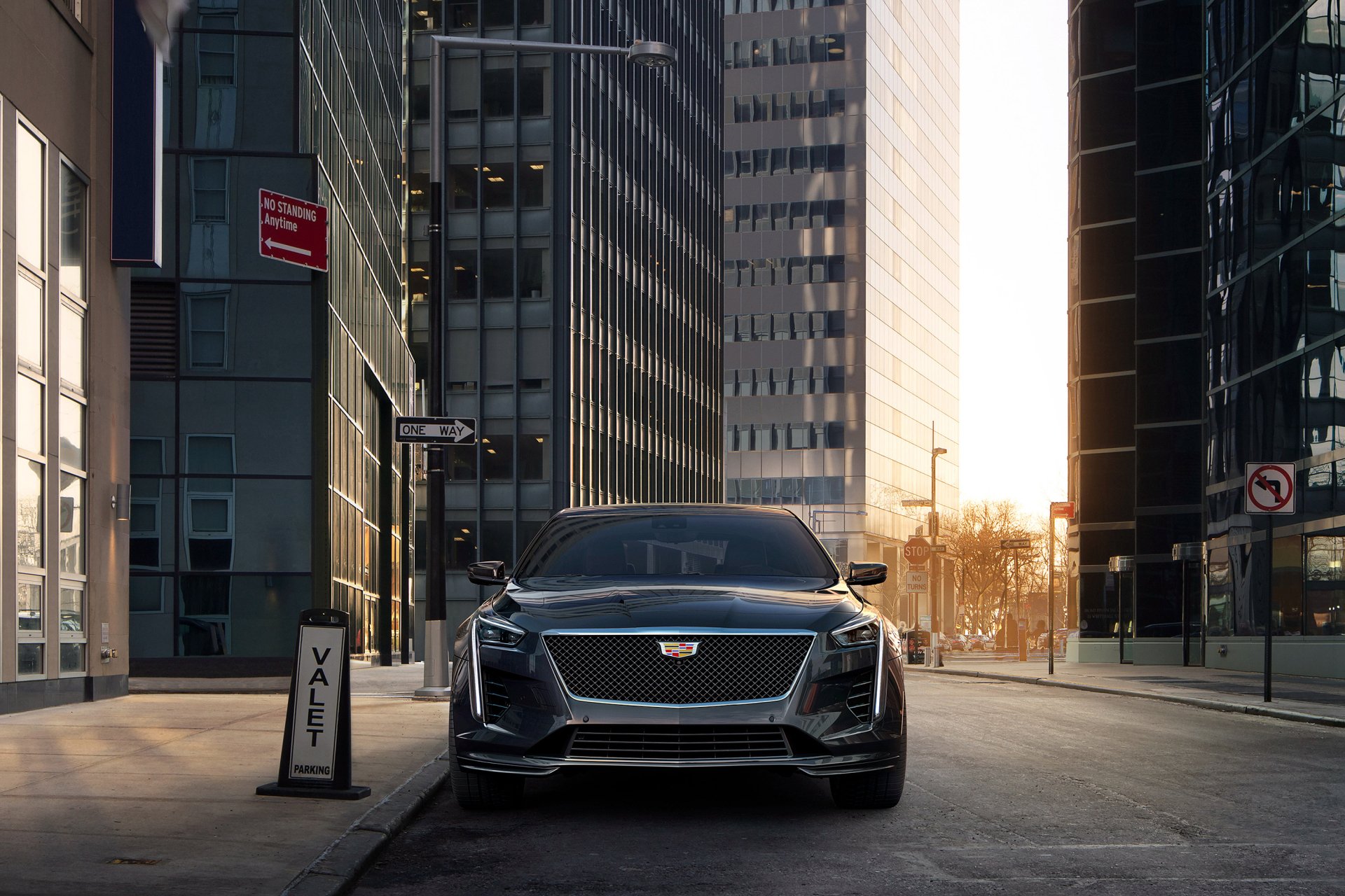 Download Black Car Sedan Full-size Car Vehicle Cadillac CT6 HD Wallpaper