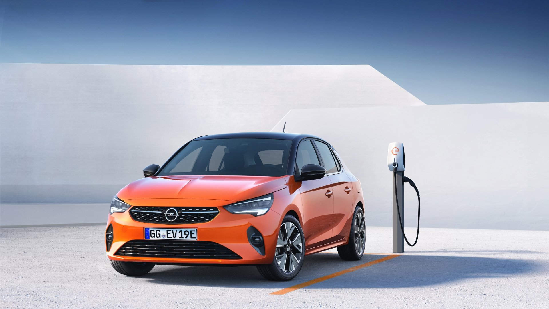 Download Compact Car Orange Car Car Opel Vehicle Opel Corsa K Ultra Hd