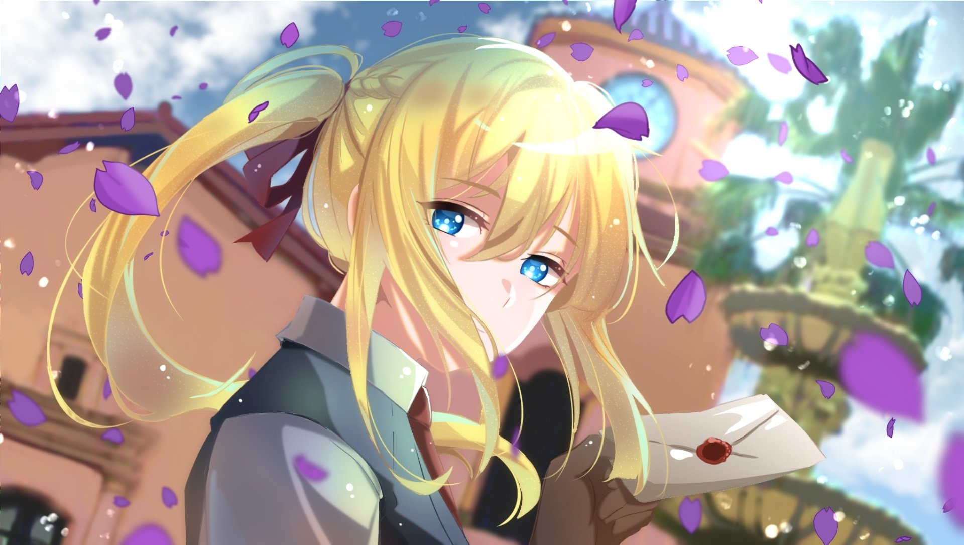 Anime Violet Evergarden HD Wallpaper by 海砂