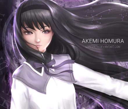 Homura Akemi Anime Puella Magi Madoka Magica HD Desktop Wallpaper | Background Image