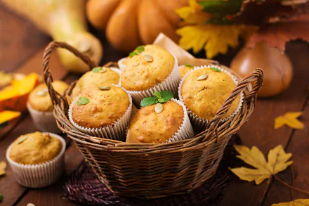 basket food muffin HD Desktop Wallpaper | Background Image