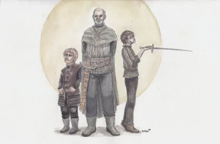 Arya Stark Davos Seaworth Tyrion Lannister TV Show Game Of Thrones HD Desktop Wallpaper | Background Image