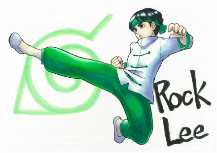 Rock Lee Anime Naruto HD Desktop Wallpaper | Background Image