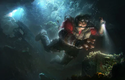 treasure fantasy underwater HD Desktop Wallpaper | Background Image