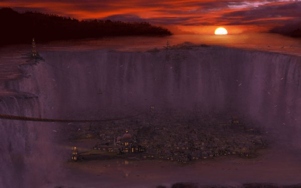 Fantasy City Ship HD Wallpaper | Background Image