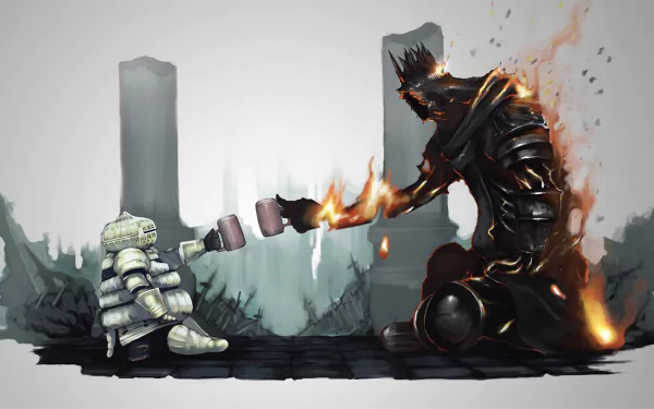 Yhorm the Giant Siegmeyer of Catarina video game Dark Souls HD Desktop Wallpaper | Background Image